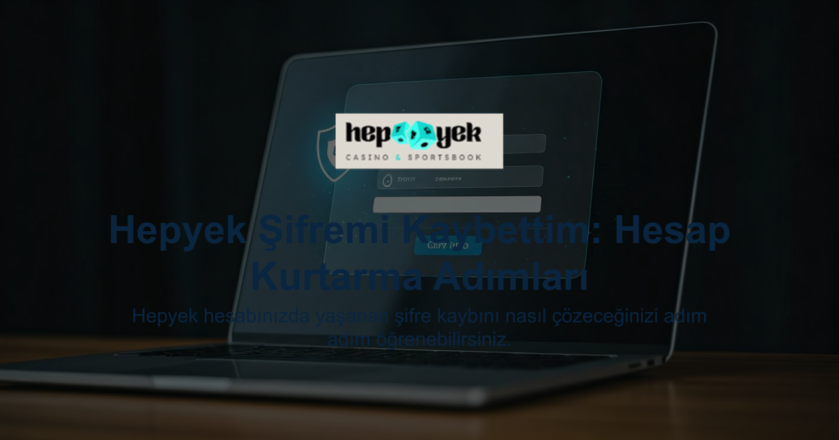 Hepyek Şifremi Kaybettim: Hesap Kurtarma Adımları